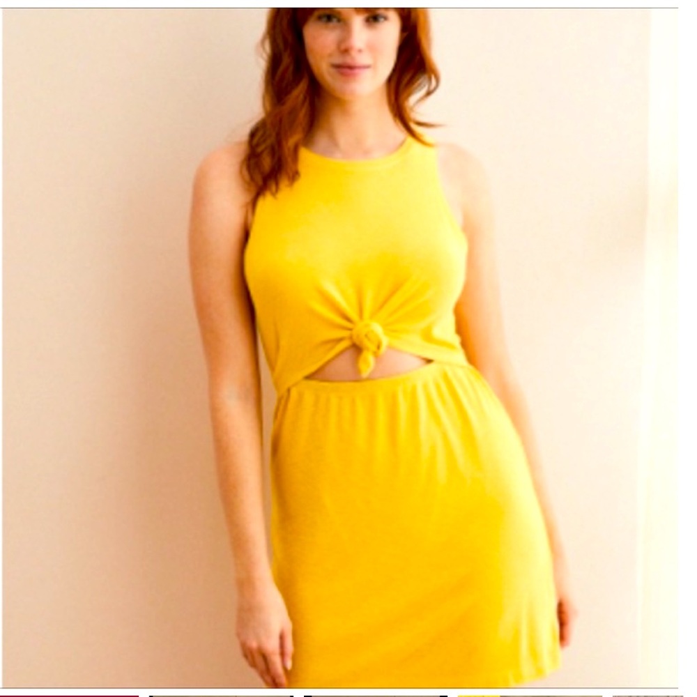 Yellow Aerie Dress